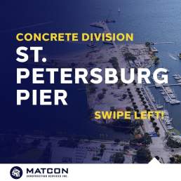 St Petersburg Pier Concrete Division - Matcon Construction